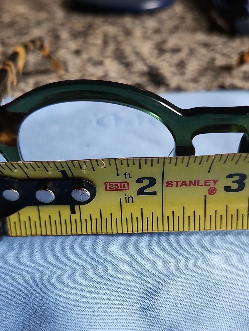 NWT Ted Baker B990 Youth Green Round Frames with Tortoises Shell Temples